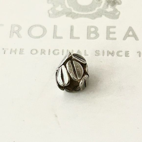 Trollbeads Jewelry - TROLLBEADS Silver Mocca Bead LAA 925S Coffee Beans TAGBE-10093 NWOT